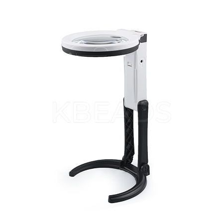Circle Light Source LED Magnifying Glass Desk Lamp MAGL-PW0002-01-1