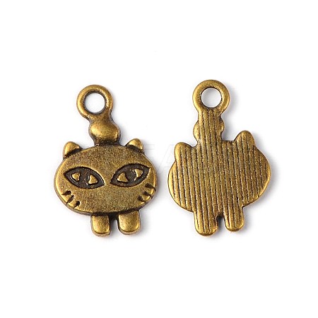 Tibetan Style Alloy Pendants EDD035Y-AB-1