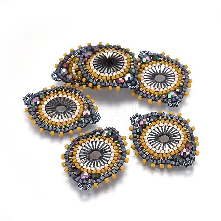 MIYUKI & TOHO Handmade Japanese Seed Beads Links SEED-A029-DA20-1