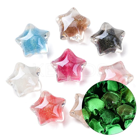 Luminous Transparent Resin Beads RESI-B039-16-1