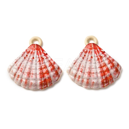 Baking Paint Alloy Pendants FIND-G097-01E-1