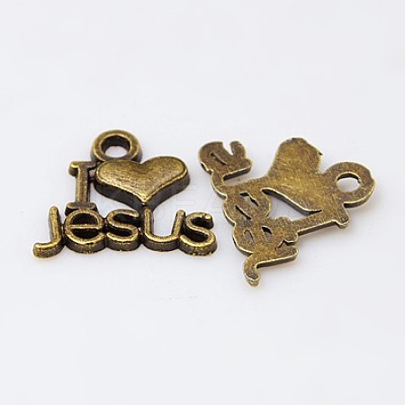 Tibetan Style Alloy Pendants LS-PALLOY-2390-AB-FF-1