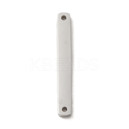 Non-Tarnish 304 Stainless Steel Connector Charms STAS-R117-02B-P-1