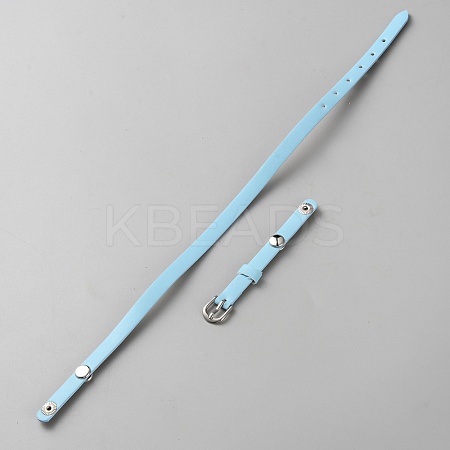 Imitation Leather Cord Bracelets BJEW-WH0030-04F-1