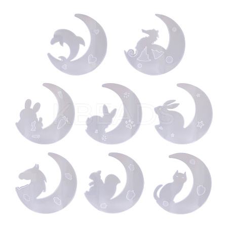Moon Pendant Silicone Molds DIY-TA0003-26-1