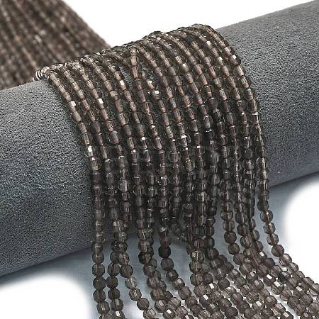 Natural Smoky Quartz Beads Strands G-A260-A53-01-1
