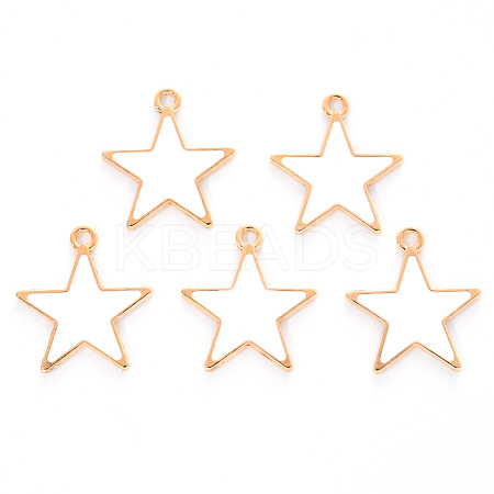 Alloy Enamel Pendants ENAM-R059-01B-RS-1