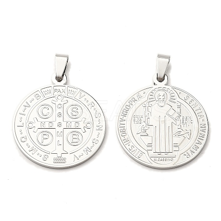 304 Stainless Steel Pendants STAS-C057-01P-B-1