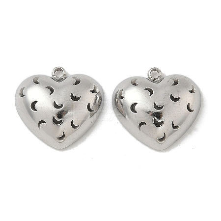 304 Stainless Steel Pendants STAS-D127-03P-1