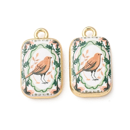 Printed Alloy Pendants AL-CBA7256-16B-G-1