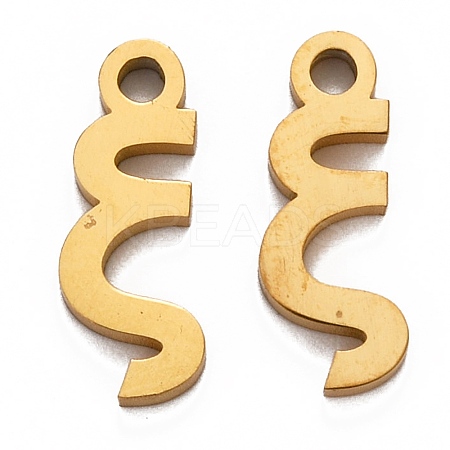 Ion Plating(IP) 304 Stainless Steel Pendants LS-STAS-A045-06G-1