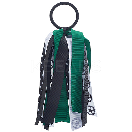 Sports Themes Polyester Elastic Ties Hair Accessories OHAR-WH20011-12F-1