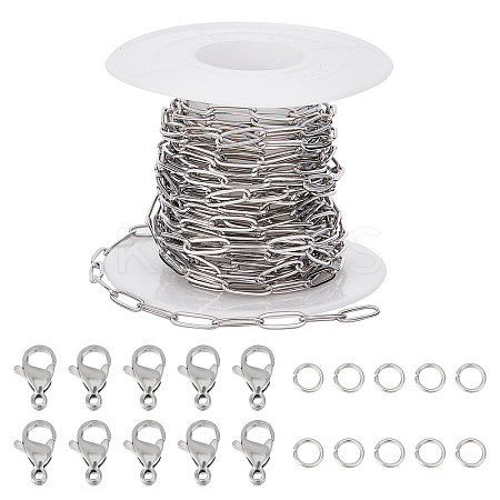 SUNNYCLUE DIY Chain Bracelet Necklace Making Kit DIY-SC0021-33P-1