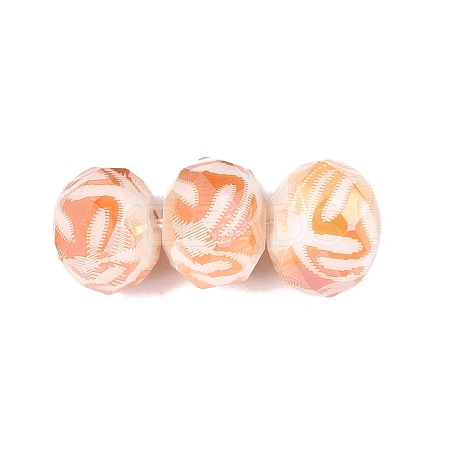 Electroplate Glass Beads EGLA-N026-01A-E01-1