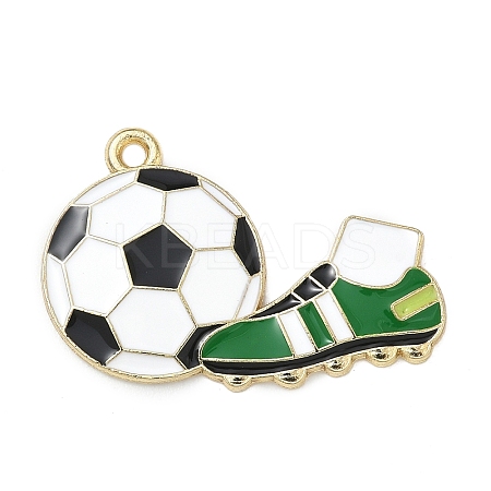 Alloy Enamel Pendants ENAM-I075-01G-01-1