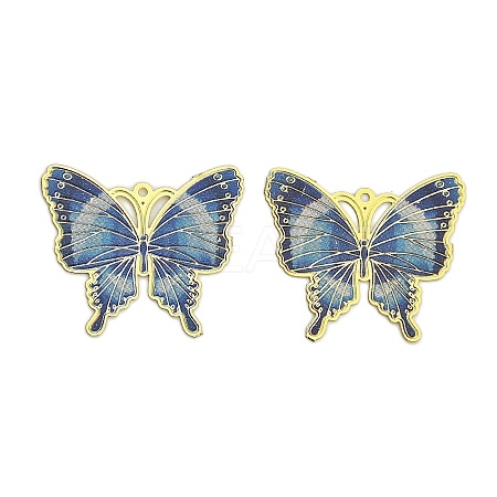Brass Enamel Pendants KK-Z088-01LG-02-1