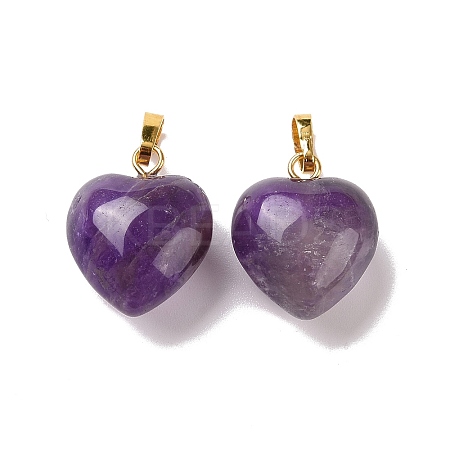 Natural Amethyst Pendants X-G-I311-A18-G-1