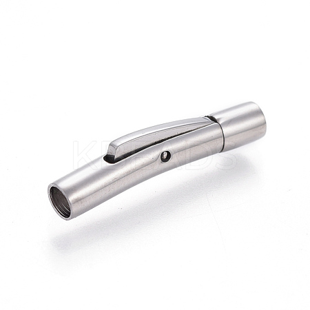 Tarnish Resistant 304 Stainless Steel Bayonet Clasps STAS-E473-01A-P-1