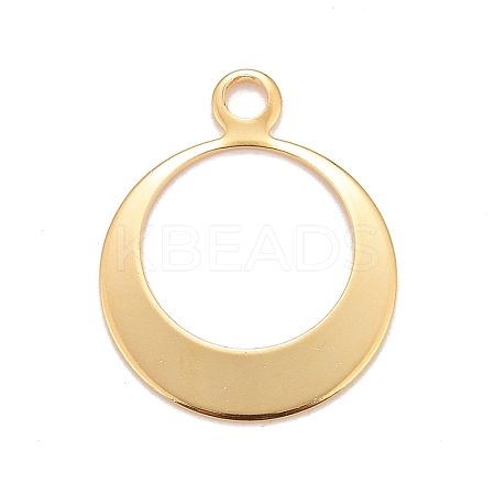 201 Stainless Steel Pendants STAS-K217-49B-G-1