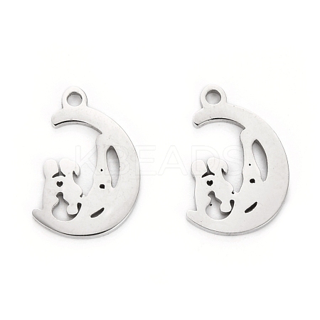 Valentine's Day 304 Stainless Steel Charms STAS-I151-33P-1