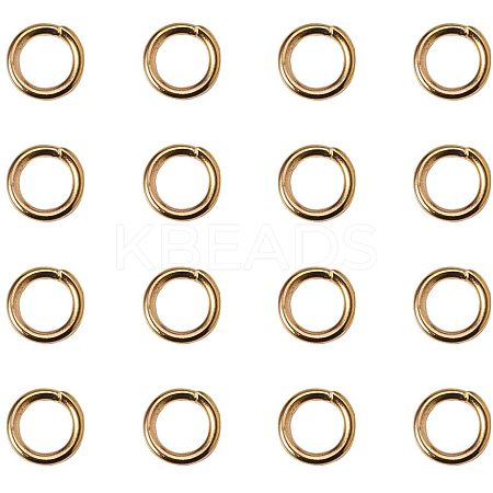 Brass Jump Rings KK-PH0006-6mm-G-1