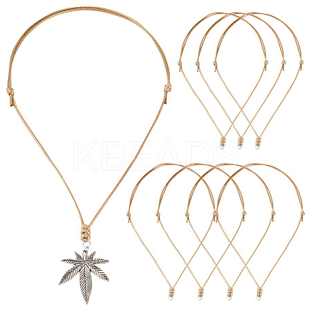 30Pcs Eco-Friendly Korean Waxed Polyester Braided Adjustable Necklace Makings NJEW-TAC0023-03-1