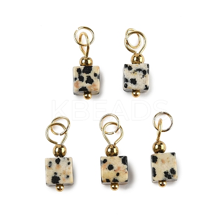 Natural Dalmatian Jasper Pendants STAS-Z129-01G-06-1