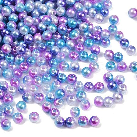 ABS Imitation Pearl Beads KY-P021-05A-06-1