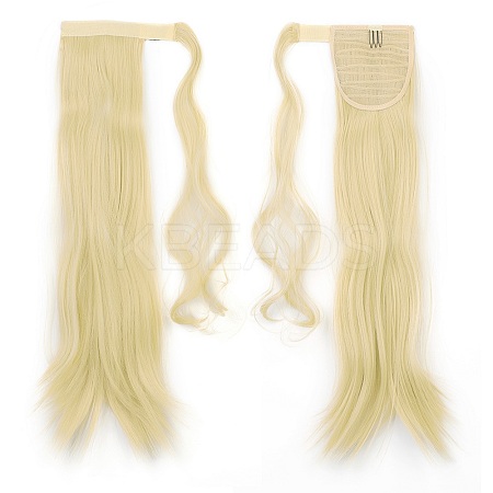 Long Straight Ponytail Hair Extension Magic Paste OHAR-E010-01D-1