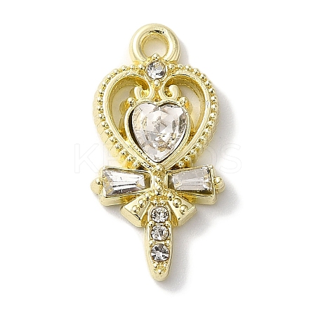 Rack Plating Alloy Pendants FIND-I039-008G-01-1