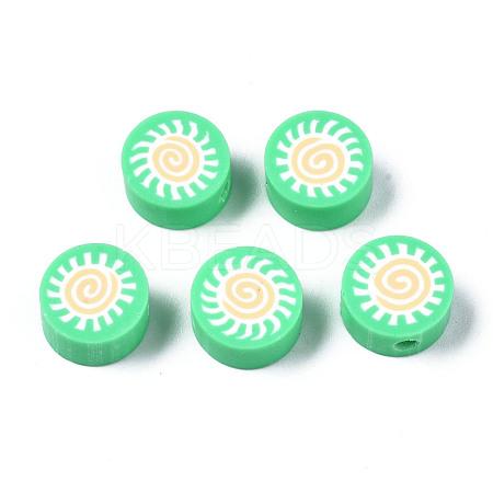 Handmade Polymer Clay Beads CLAY-N008-037E-1