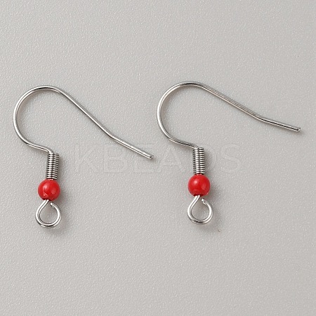304 Stainless Steel Earring Hooks LS-STAS-WH0027-64P-04-1