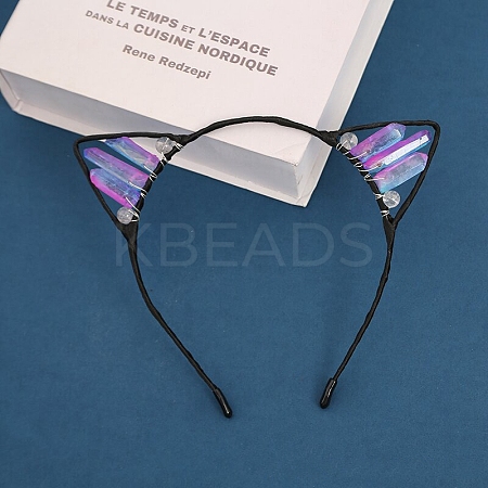 Natural Quartz Hair Bands PW-WG22359-10-1