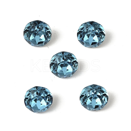 Glass Rhinestone Cabochons GLAA-A018-8mm-202-1