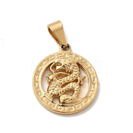PVD Vacuum Plating 201 Stainless Steel Pendants STAS-K250-27-1