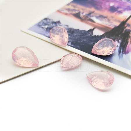 Pointed Back Resin Rhinestone Cabochons PW-WGF1EE1-03-1