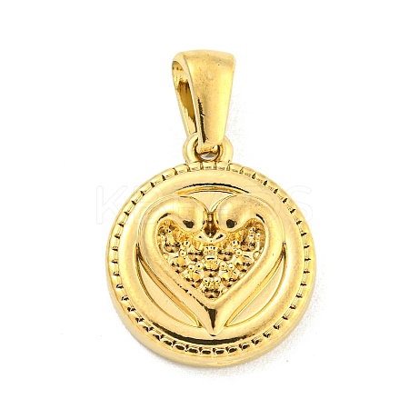 304 Stainless Steel Pendants Rhinestone Settings LS-STAS-O009-03A-G-1