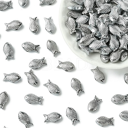 100Pcs Electroplate Transparent Glass Beads EGLA-YW0005-28E-1
