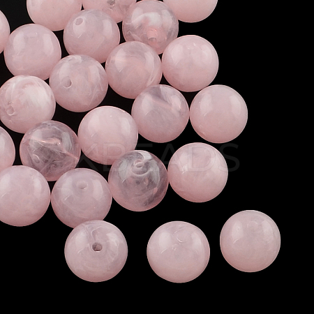 Round Imitation Gemstone Acrylic Beads OACR-R029-20mm-25-1