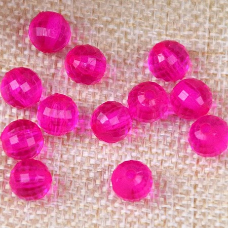Transparent Acrylic Beads TACR-NH0001-C-16-1