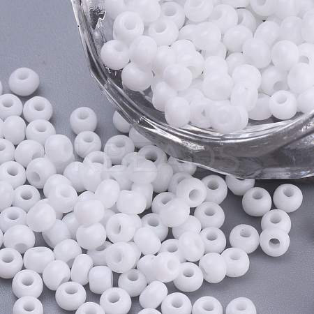 Baking Paint 8/0 Glass Seed Beads SEED-Q025-3mm-L33-1