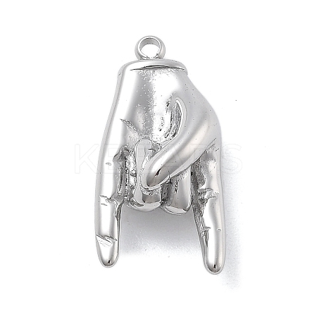 304 Stainless Steel Pendants STAS-Z121-29P-1