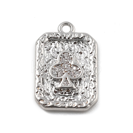 Brass Micro Pave Cubic Zirconia Pendants LS-KK-D283-30P-02-1