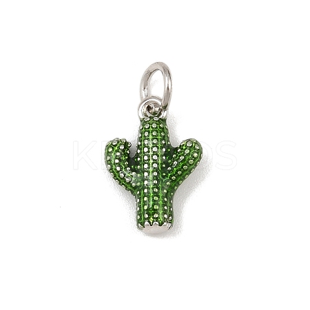 Brass Enamel Pendants KK-P339-22P-02-1