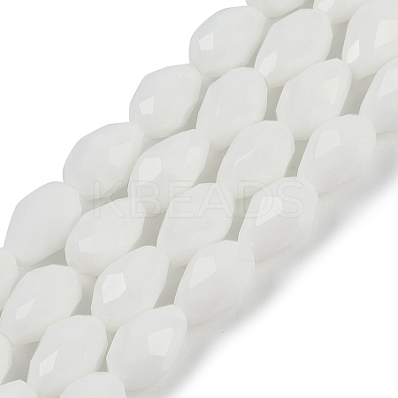 Opaque Solid Color Beads Strands EGLA-N013-P8mm-D02-1