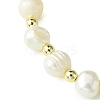 Natural Cultured Freshwater Pearl Beads Stretch Bracelets BJEW-JB10739-4