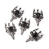 Natural Obsidian Pendants G-H281-03E-1