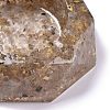 Resin with Natural Rutilated Quartz Chip Stones Ashtray DJEW-F015-07E-2