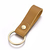 Cowhide Leather Keychain KEYC-WH0014-A03-2