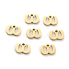 304 Stainless Steel Pendants STAS-F267-10W-G-1